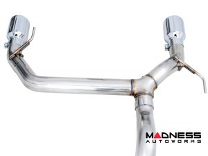 Ford Bronco Performance Exhaust System - Cat Back - Dual Rear Exit - AWE - Chrome Tips w/ Bash Guard